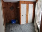 Mud room and Ski Closet in Waterville Valley Vacation Rental 